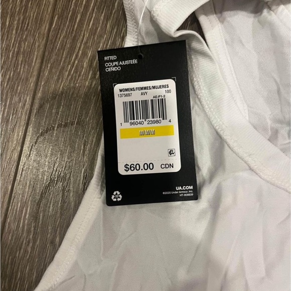 Brand new under armour racer back athletic shirt for running, gym or everyday - Picture 1 of 4